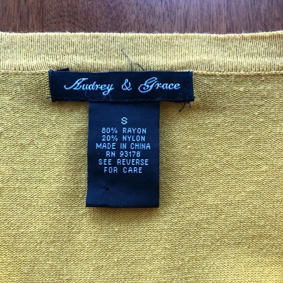 Audrey & Grace Gold Sweater Set - Picture 5 of 5